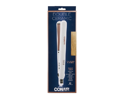 Conair Double Ceramic Straightener 1In 1 Un - 20968