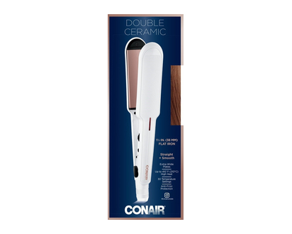 Conair Double Ceramic 1 1/2In Flat Iron 1 Un - 95660