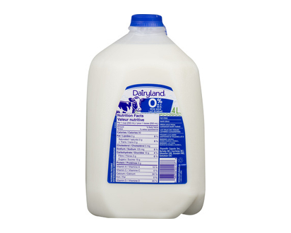 Dairyland Skim Milk Jug 4 Lt - 01107