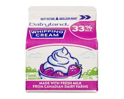Dairyland 33% Whip Cream 237 Ml - 10042