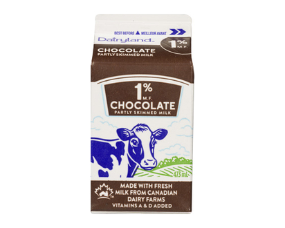 Dairyland 1% Chocolate Milk 473 Ml - 10063