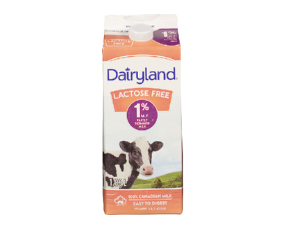 Dairyland 1% Milk Lactose Free Uht 1.89 Lt - 10380