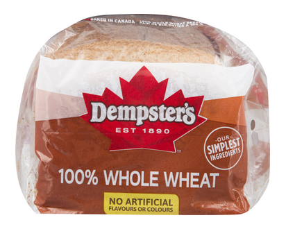 Dempsters 100% Whole Wheat Bread 675 Gr - 00251