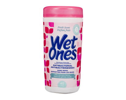 Wet Ones Antibacterial 40 Pk - 02302