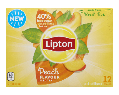 Lipton Peach Iced Tea 340Ml 12 Pk - 15833