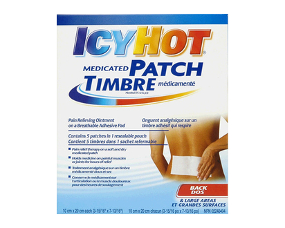 Icy Hot Medicated Back Patch Large 5 Pk - 04350