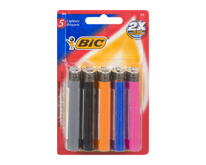 Bic Lighter Child Guard - Regular 5 Pk - 60315