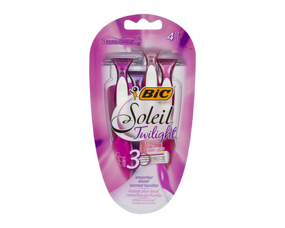 Bic Twilight Soleil Triple Blade Dispos 4 Pk - 71417