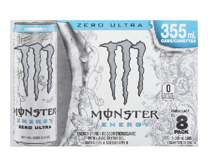Monster Zero Ultra 355Ml 8 Pk - 03019
