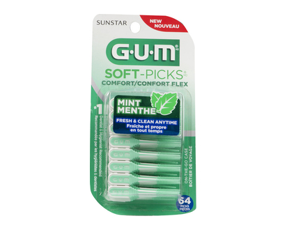 Gum Soft Picks Comfort Flex Mint 64 Pk - 00393