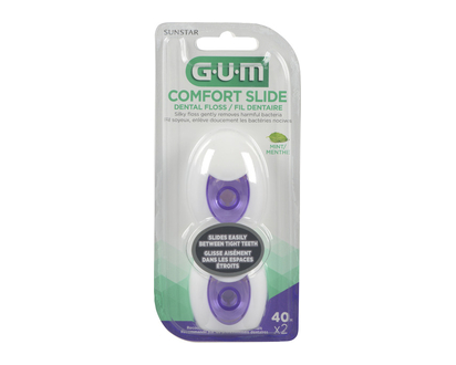 Gum Comfort Slide Mint Floss 40M 2 Pk - 00495