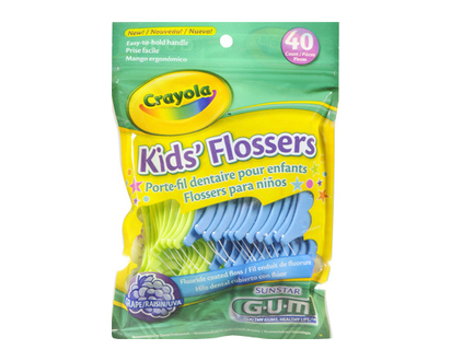 Gum Crayola Kids Flossers 40 Pk - 30310