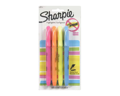 Sanford Hilighter  4Pk 1 Pk - 27174