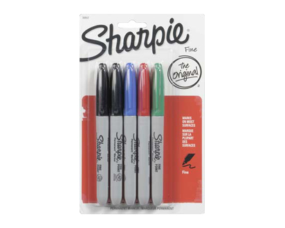 K Sharpie Mark Fn Astd 5Pk 1 Un - 30653