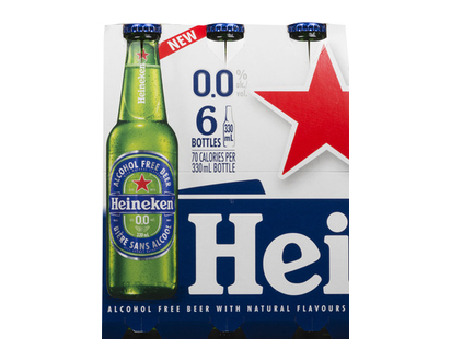 Heineken 0% 330Ml 6 Pk - 00586