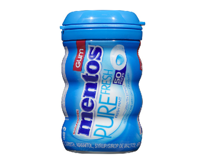 Mentos Pure Fresh Gum Fresh Mint 50 Pc - 00747