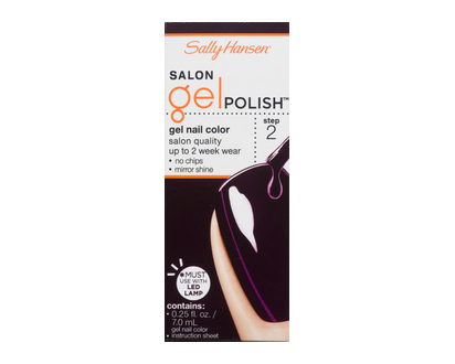 Sh Salon Gel Nail Polish Pat On The Black 1 Un - 40167