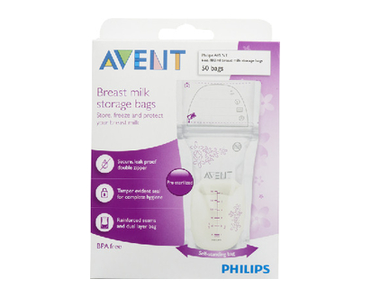 Philips Avent Breast Milk Storage Bags 50 Pk - 03964