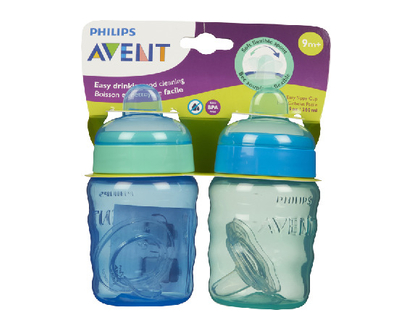 Avent My Easy Sippy Cup Blue 9Oz 2 Pk - 04082