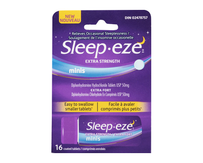 Sleep Eze Es Mini Tabs 50Mg 16 Pk - 00006
