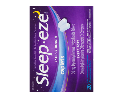 Sleep Eze D Extra Strength Caplets 20 Pk - 01742