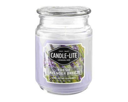 Candlelite Jar Fresh Lavender Breeze 18 Oz - 34608