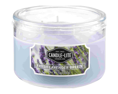 Candlelite 3 Wick Jar Lav Breeze 10 Oz - 34795