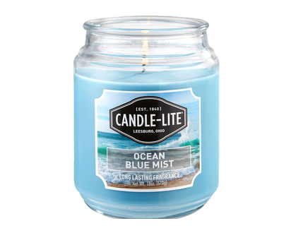 Candlelite Jar Ocean Blue Mist 18 Oz - 35053