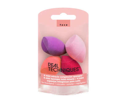 Real Techniques 4Pk Mini Mrcl Cmplxn Spngs 1 Un - 01492