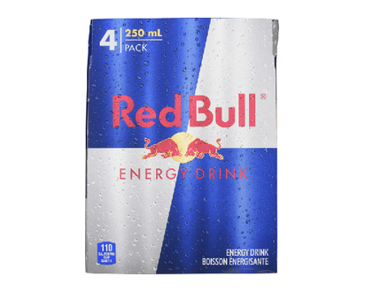 Red Bull Energy Drink 4 Pk - 00020