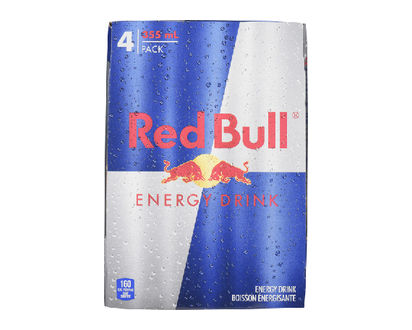 Red Bull Energy Drink Original 4X355ml 4 Pk - 00041