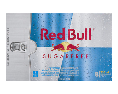 Red Bull Sugar Free 250Ml 8 Pk - 00086