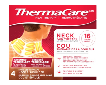 Thermacare Heatwraps Neck & Shoulder 4 Pk - 10045