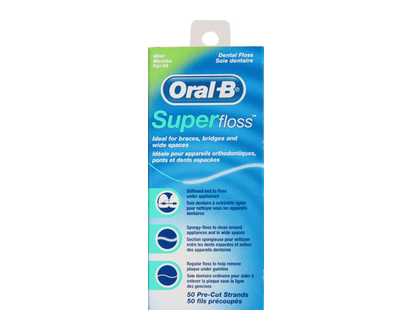 Oralb D Floss Super Mint Strands 50 Ct - 82570