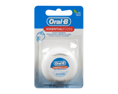 Oral B Essentials Waxed Mint Dental Floss 50 Mt - 82573