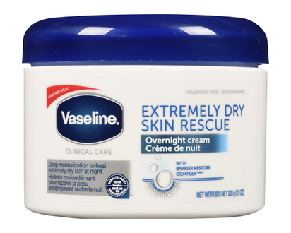 Vaseline Overnight Cream Extremely Dry Skin 201 Gr - 04194