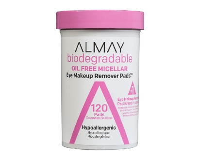 Amy Biodgrd Micellar Eye Makeup Remvr Pads 120 Pk - 11556