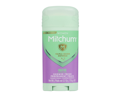 Mitchum Women Adv Solid Shower Fresh 2.7 Oz - 55075