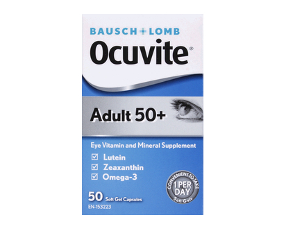 Ocuvite Adult 50+ Softgel 50 Pk - 46508