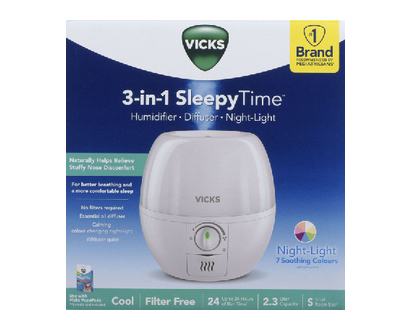 Vicks Sleepytime Humidifier 3In1 1 Un - 00551