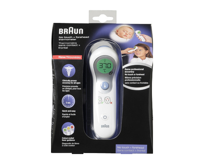 Braun No Touch Forehead Thermometer Bnt400 1 Un - 83000