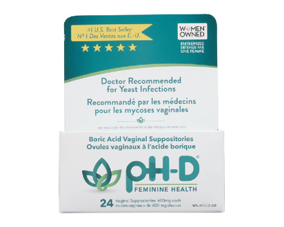 X3 Phd Boric Acid Vaginal Supp 1 Un - 00136