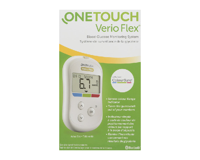 Onetouch Verio Flex Blood Glucose Meter 1 Un - 01072