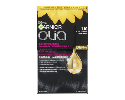 Garnier Olia Hair Colour 1.10 Blck Saph 1 Un - 54841