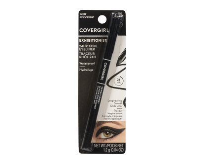 Cg Exhibt 24 Hr Kohl Eyeliner Black 1 Un - 12331