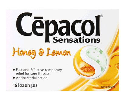 Cepacol Loz Sensations Honey Lemon 16 Pk - 50060