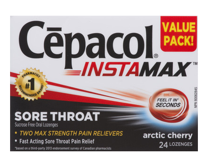 Cepacol Loz Instamax Arctic Cherry 24 Pk - 95480