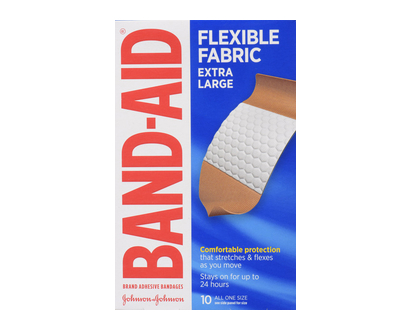 J&J Band Aid Extra Large 10 Pk - 05685