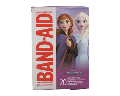 J&J Band Aid Disney Frozen Assorted 20 Pk - 16317