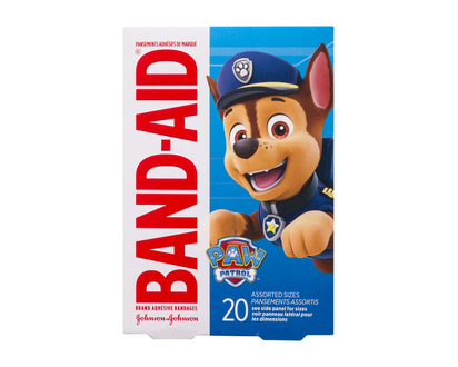 J&J Band Aid Paw Patrol Assorted 20 Pk - 16589